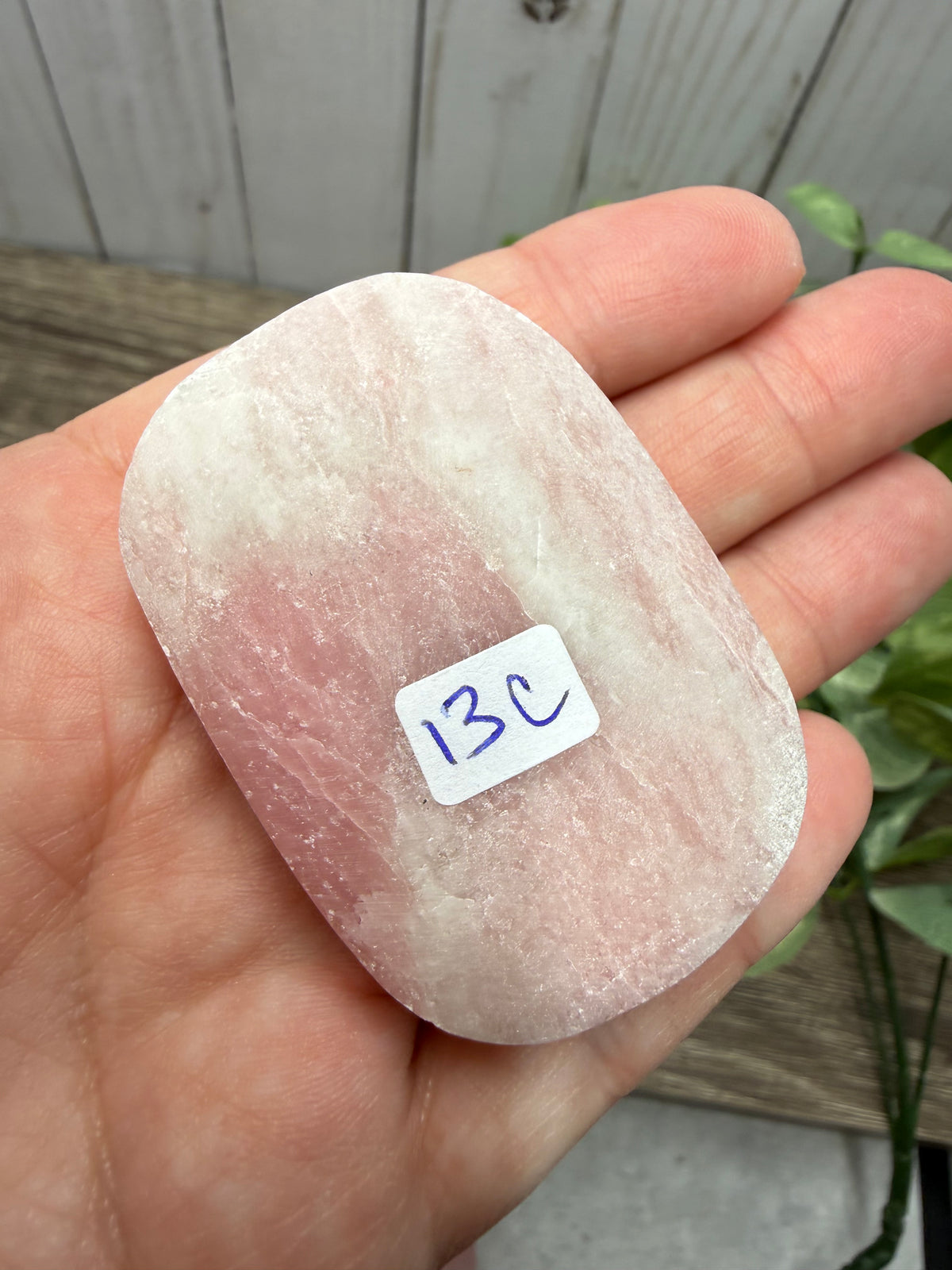 Pink Opal Palm Stones