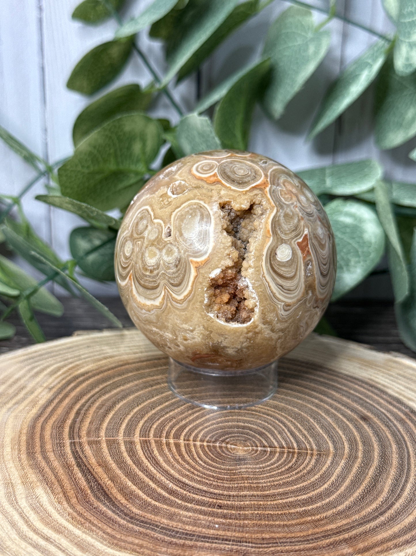 Chocolate Calcite Spheres