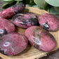 Rhodonite Palm Stone