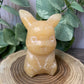 Pikachu Carving - Orange Calcite