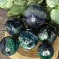 Snowflake Fluorite Spheres