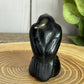 Raven Obsidian Carving - Medium SIze