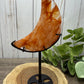 Fire Quartz Moons on Stands