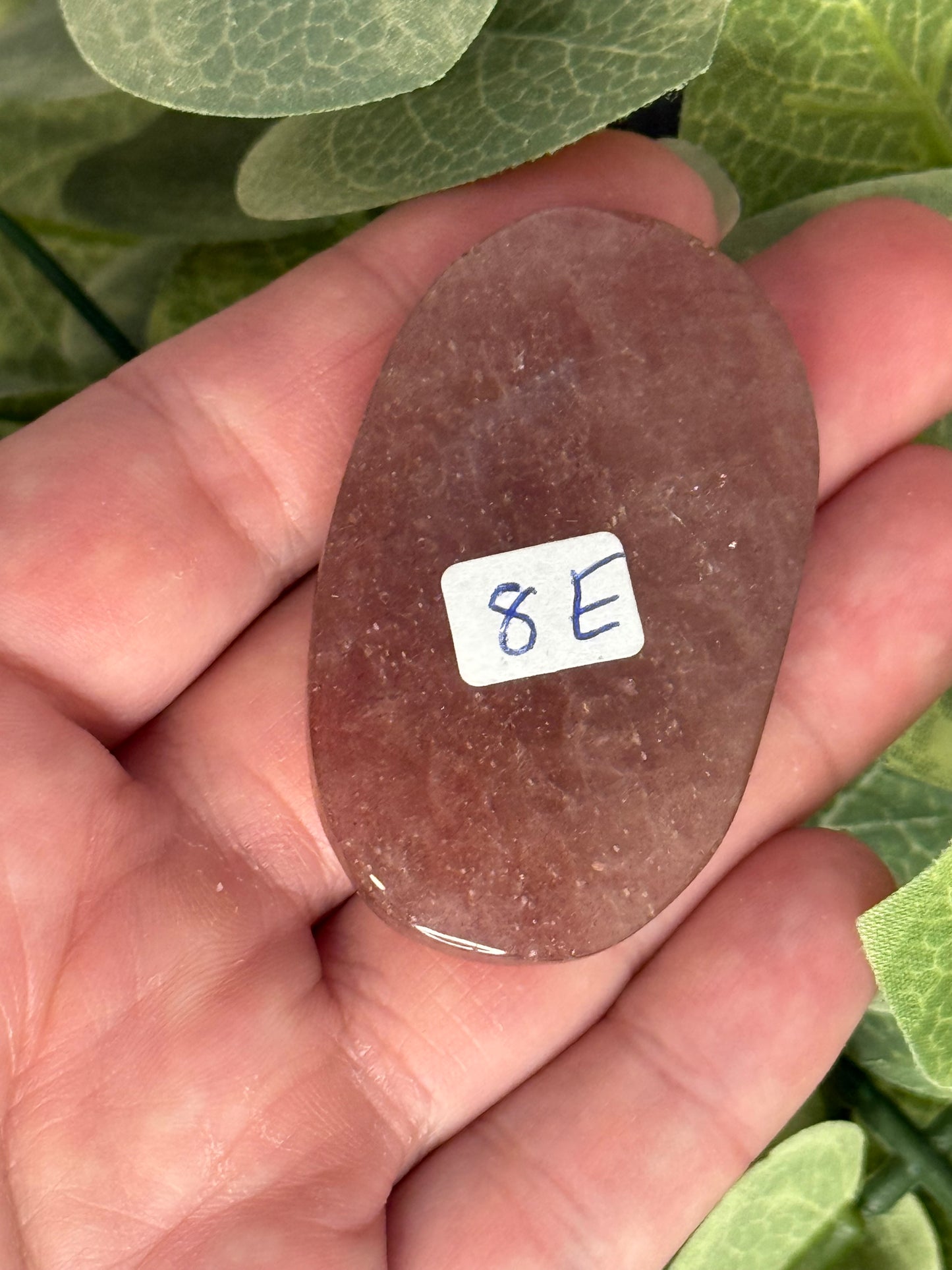 Strawberry Quartz Palm Stone
