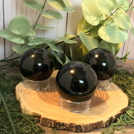 Rainbow Obsidian Sphere