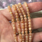 Peach Moonstone - Bracelet 4 mm