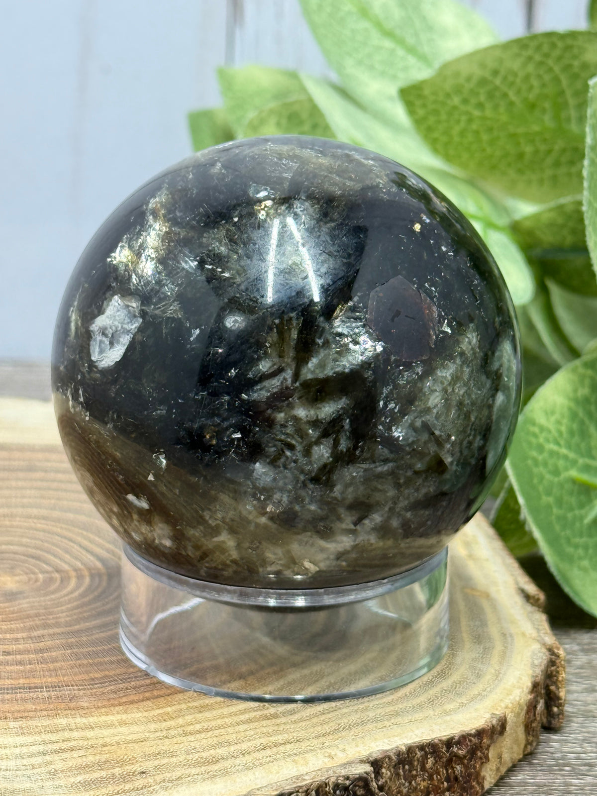 Green Mica Sphere