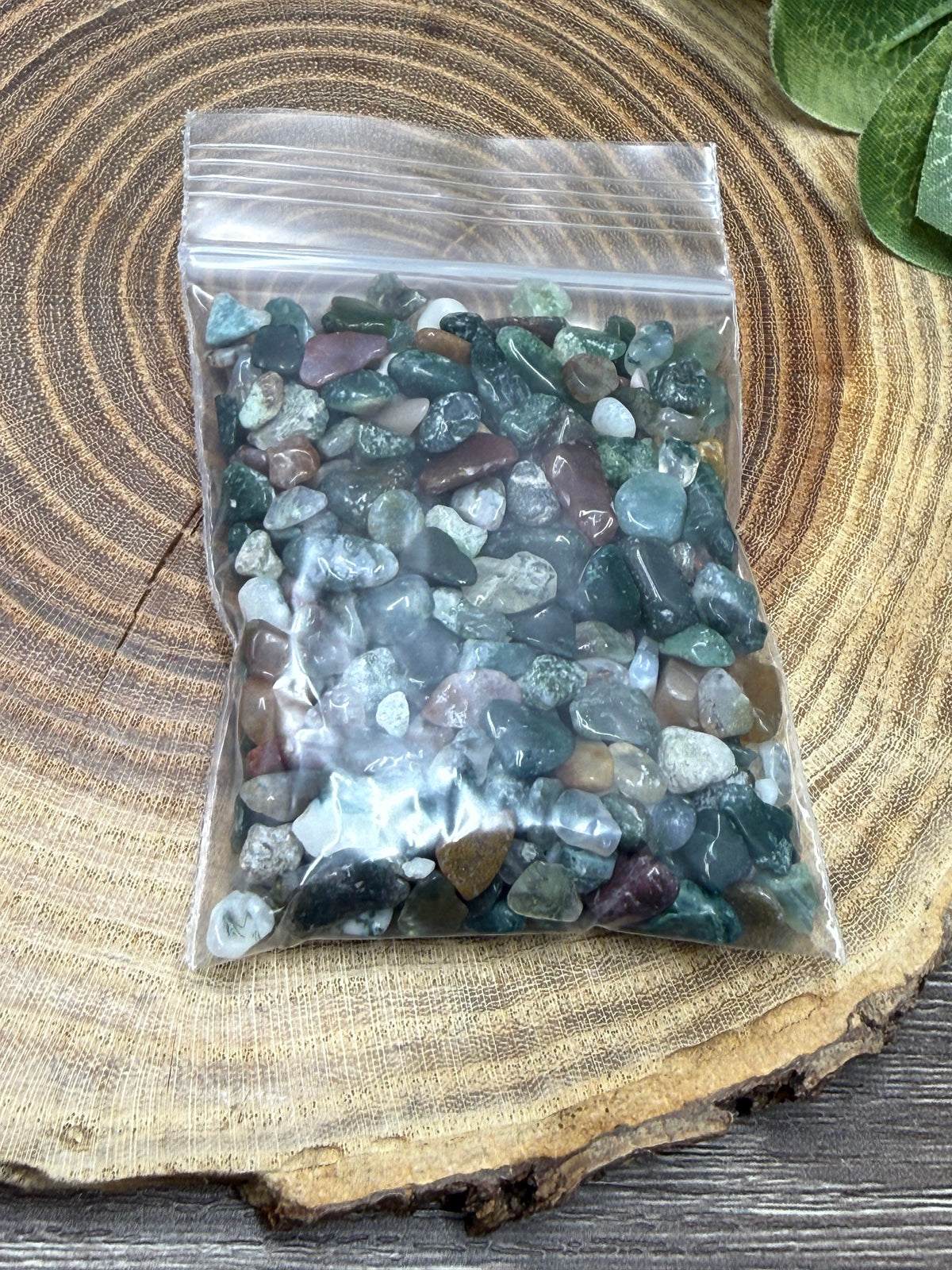 Ocean Jasper Crystal Chip Bag