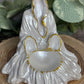 White Hooded Figure Sphere Holder/Stand
