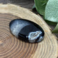 Black Agate Palm Stones