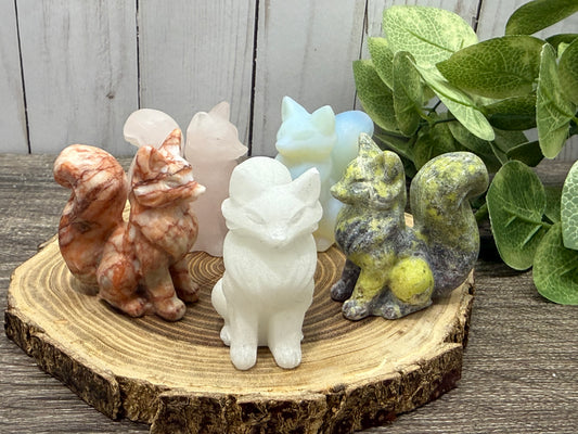 Fox Carvings