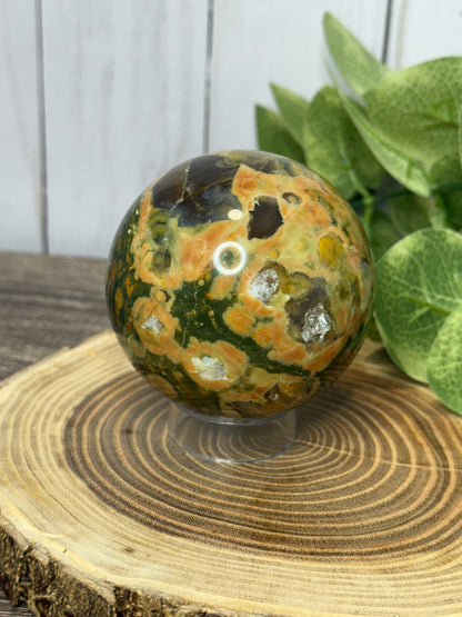 Rainforest Agate Sphere