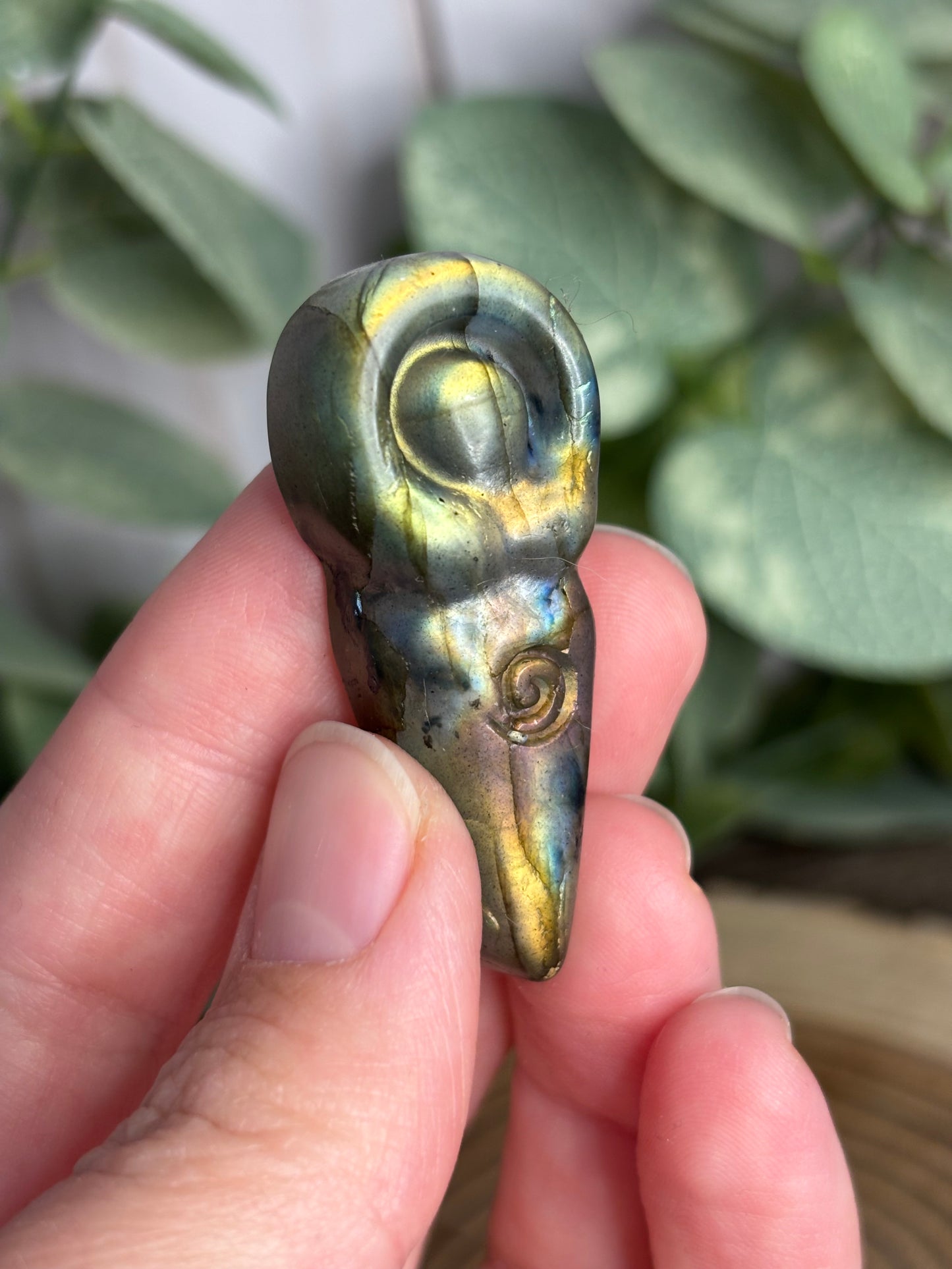 Goddess Labradorite Carving