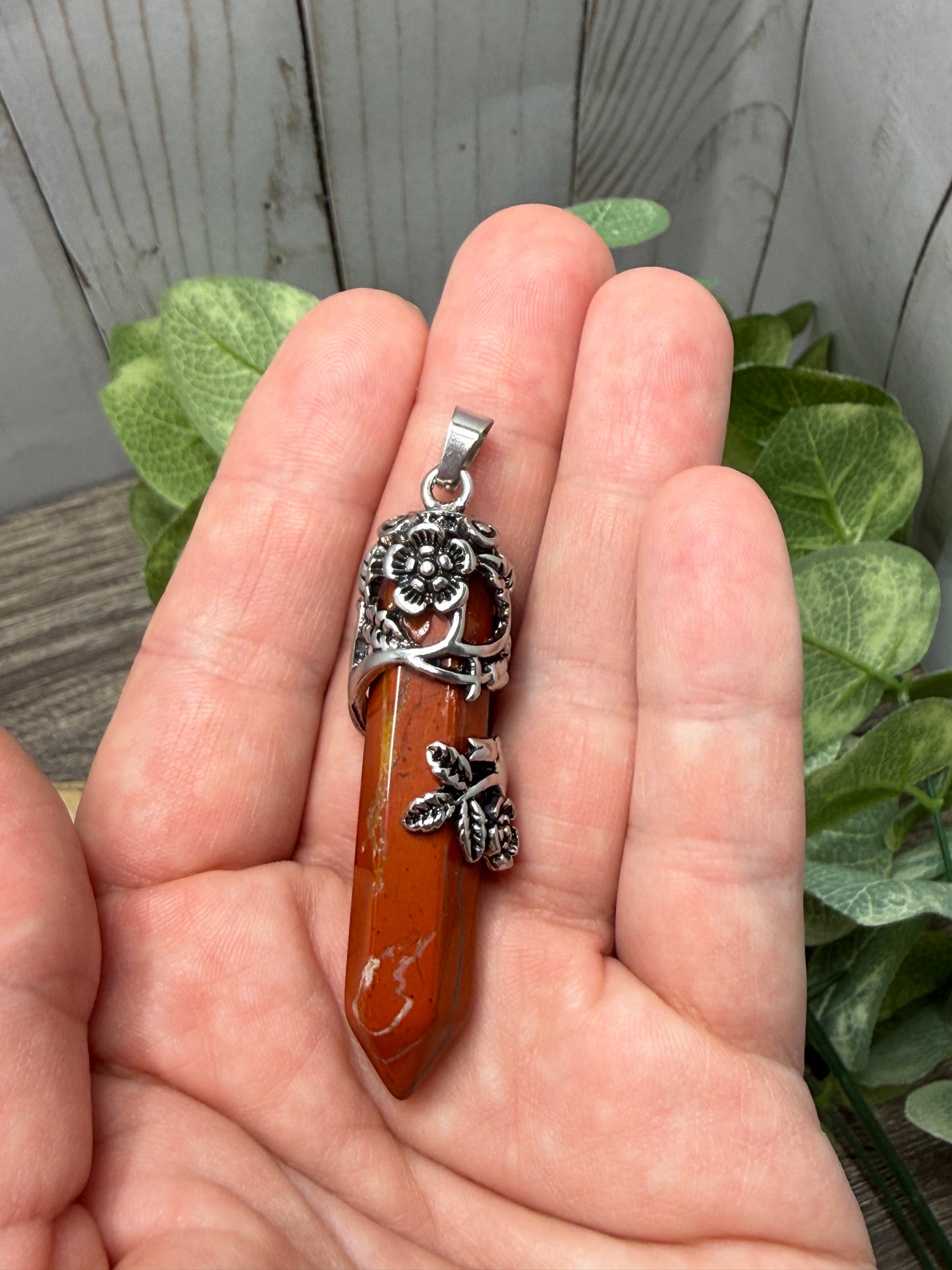 Flower Wrapped Pendant