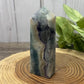 Fluorite Tower (green with a bit of purple, square style)