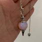 Pendulum Rounded - Opalite (pink)