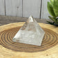 Clear Quartz Pyramid Carving