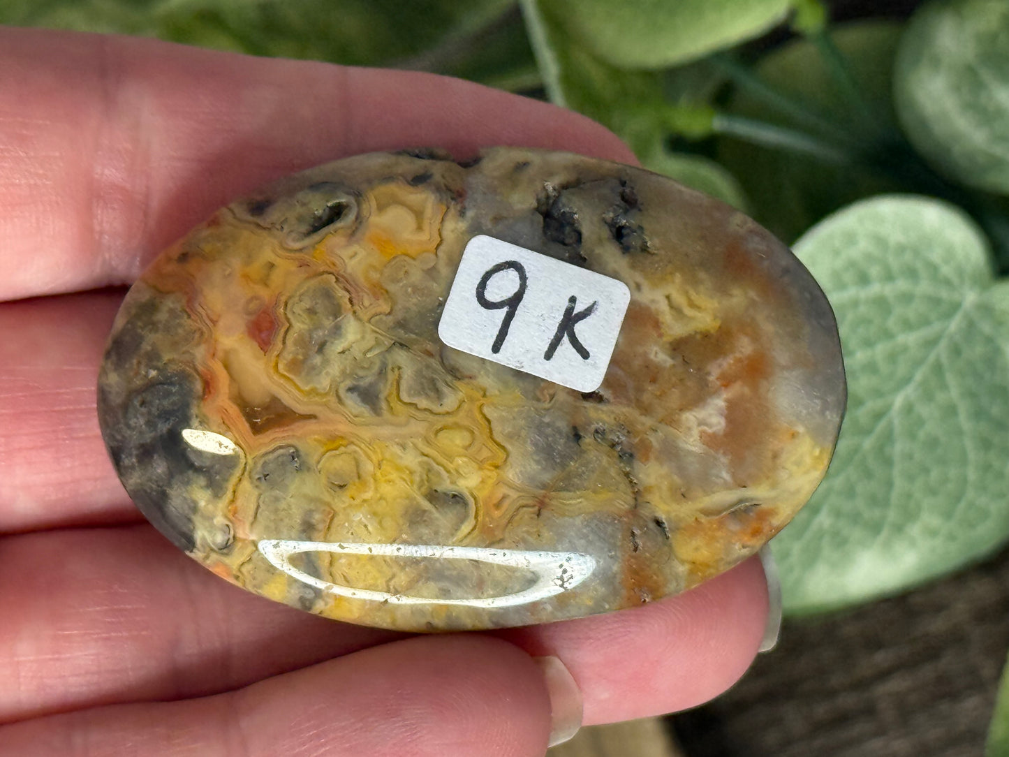 Lace Agate Palm Stones