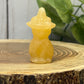Crystal Cats with Hats Carvings