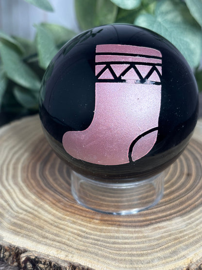 Obsidian Spheres - Christmas/Yule