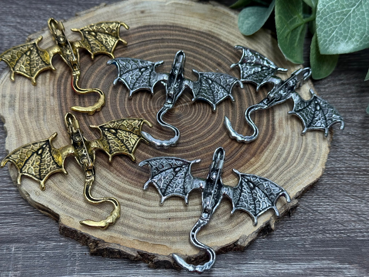 Large Fancy Dragon Pins