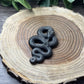 Snake Carvings - Gold or Silver Sheen Obsidian