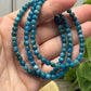 Blue Apatite - Bracelet 4 mm