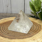 Clear Quartz Pyramid Carving
