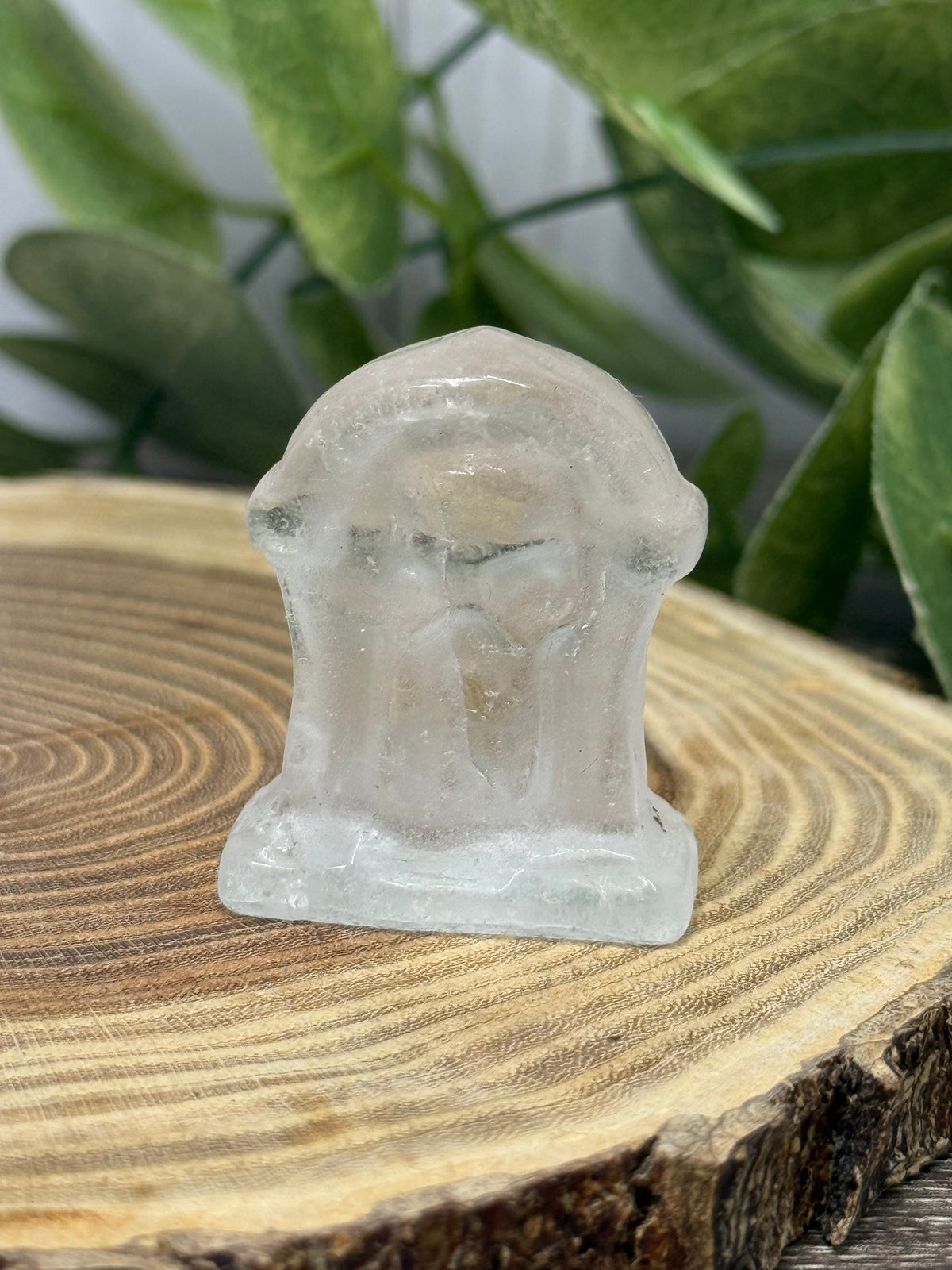 Tombstones / Head Stones with a Skull Engraved - Halloween Carving