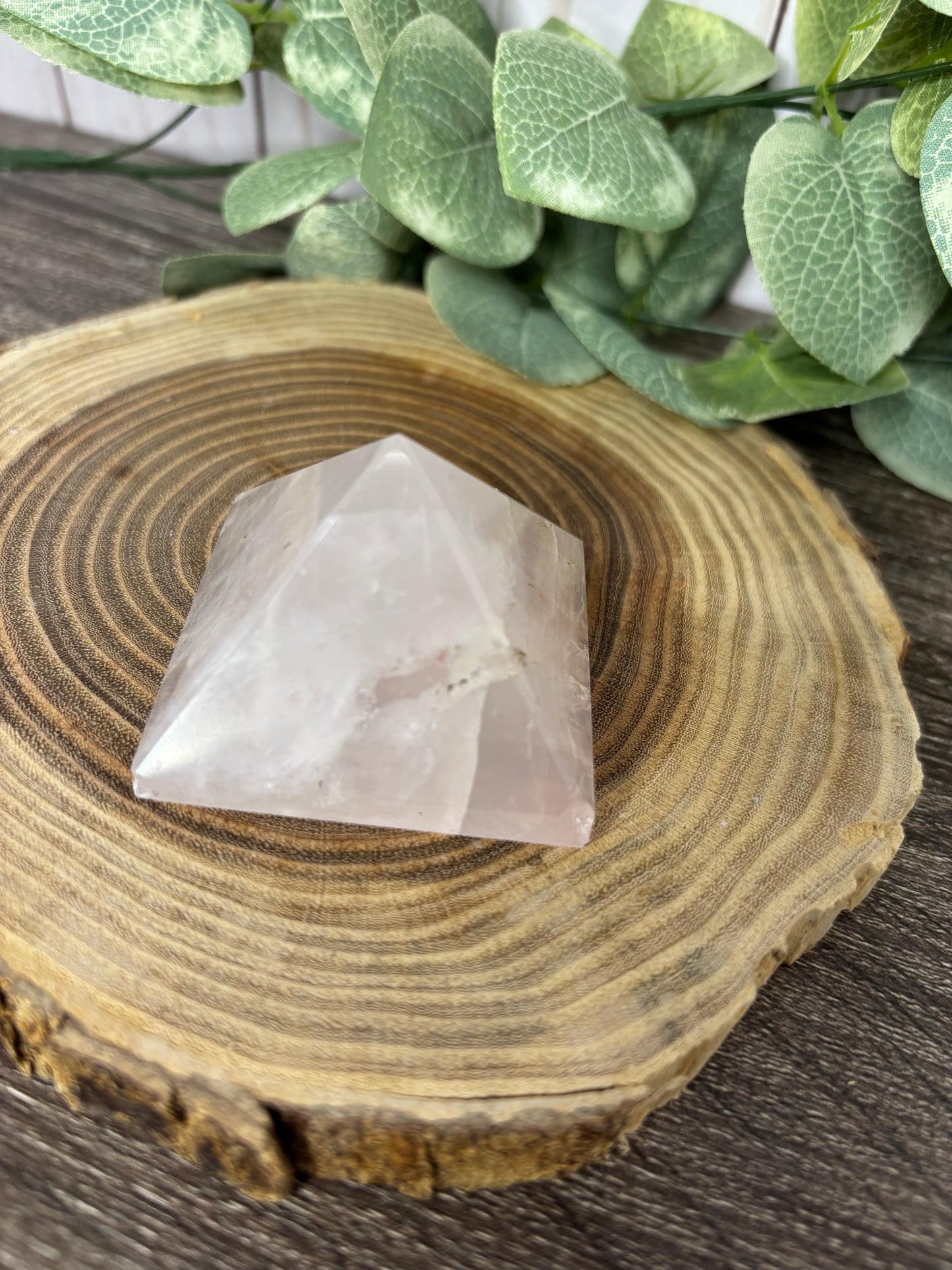 Rose Quartz Pyramid