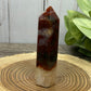 Moss Agate and Carnelian Mixed Tower