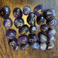 Amethyst Rune Stones Set Crystal with Elder Futhark Letterings - Set 2