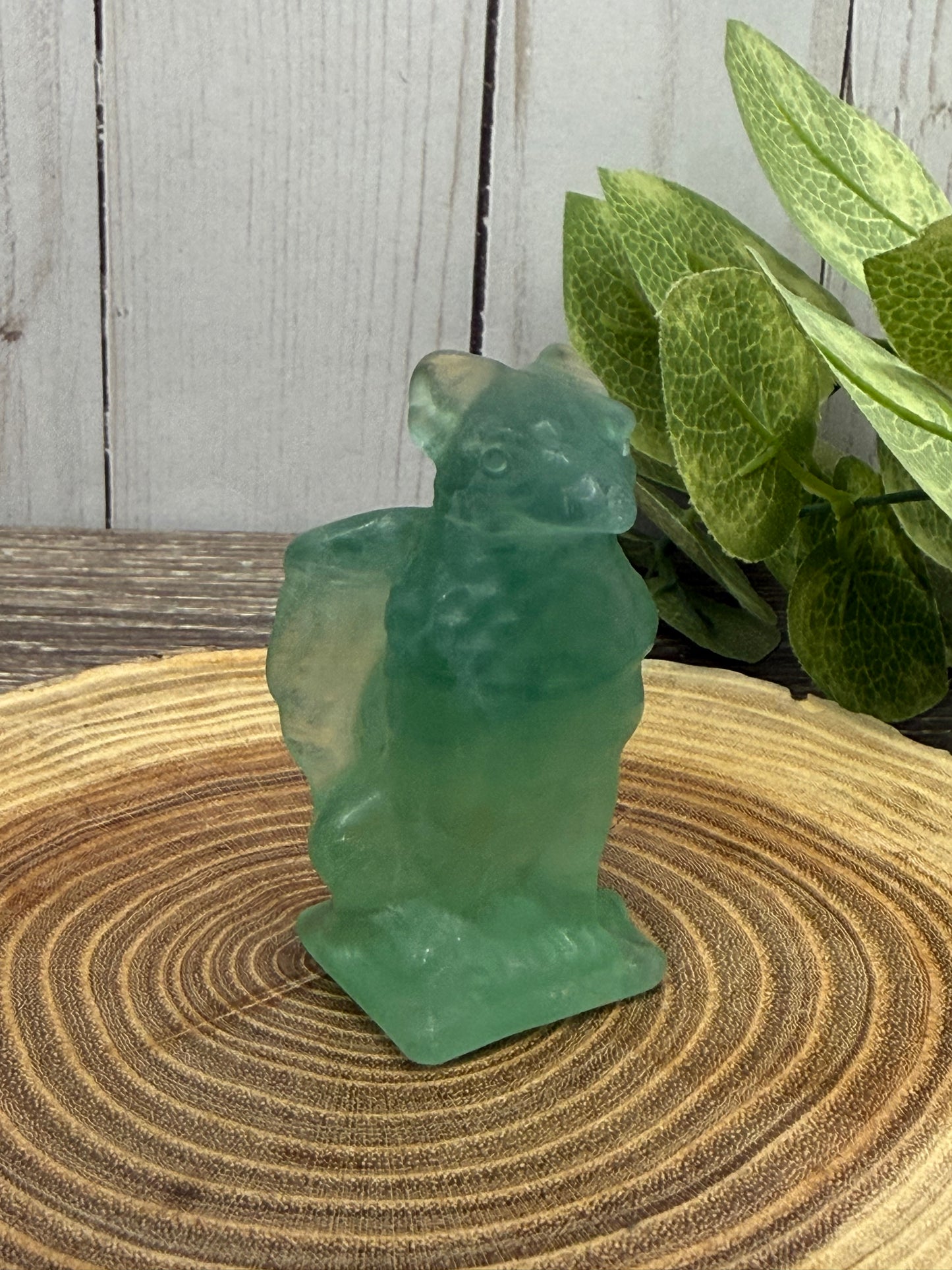 Griffin Flourtite Carving