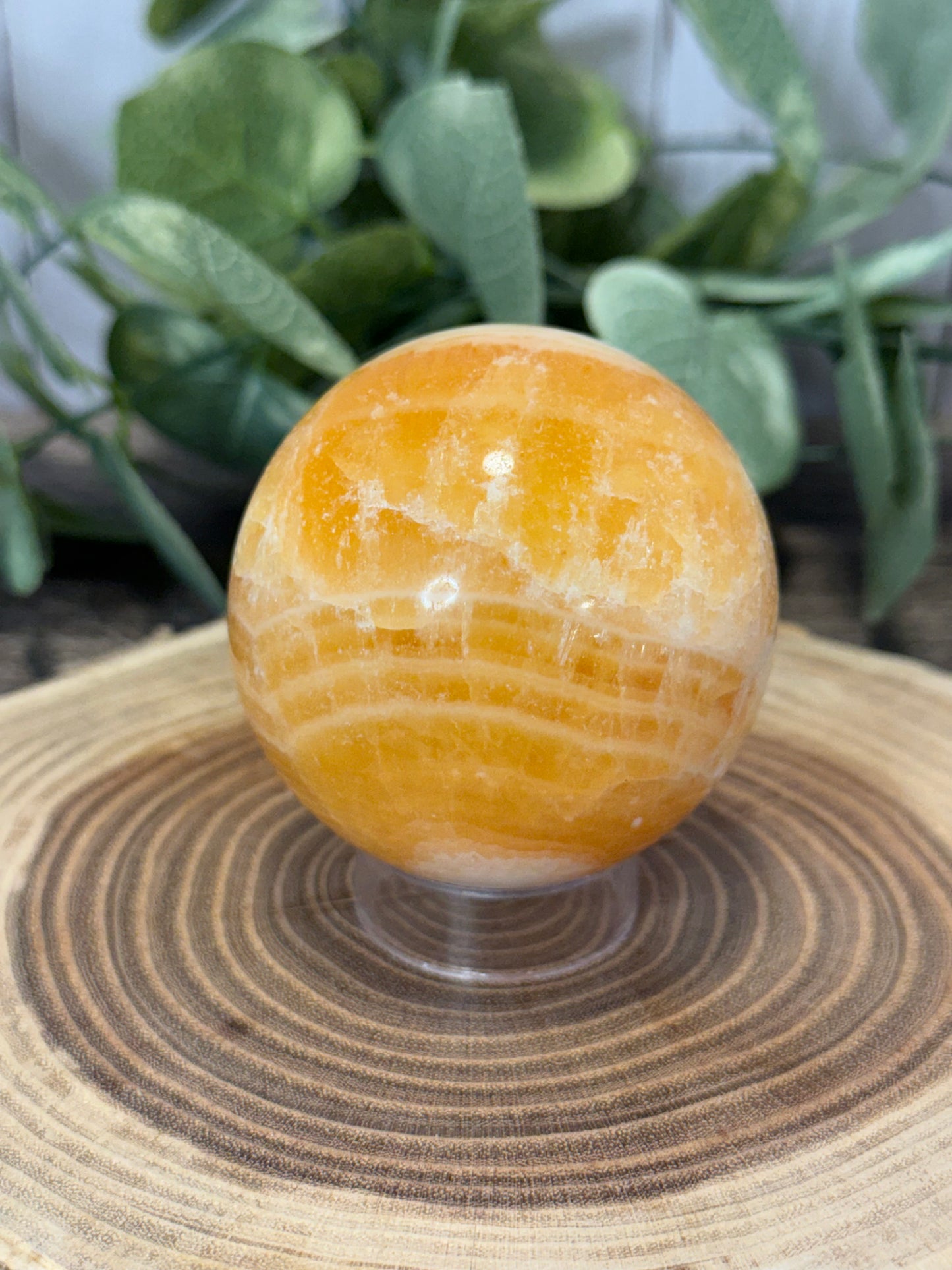 Orange Calcite Spheres