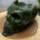 Skull Bowl - Green Jade