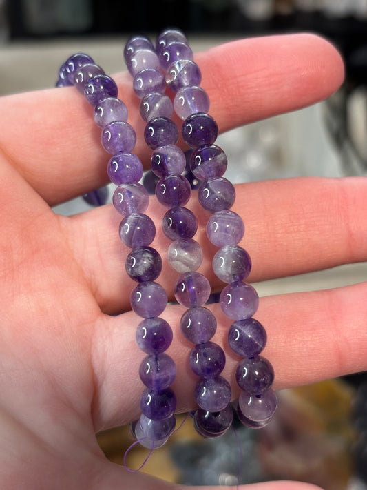 Chevron Amethyst - Bracelet 6 mm