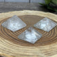 Clear Quartz Pyramid Carving