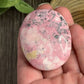 Pink Rhodonite Palm Stones