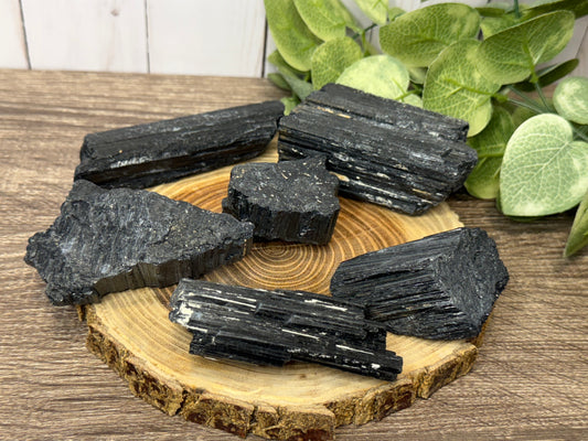 Black Tourmaline Raw - Larger