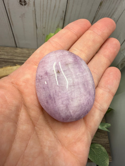 Kunzite Palm Stones