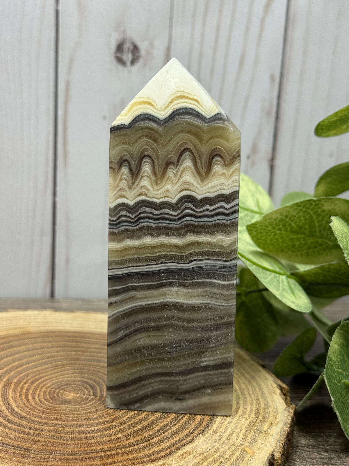 Banded Calcite Tower