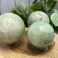 Pistachio Calcite Spheres