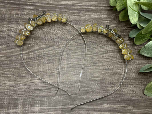 Aura Coated Hair Band - slightly tarnished