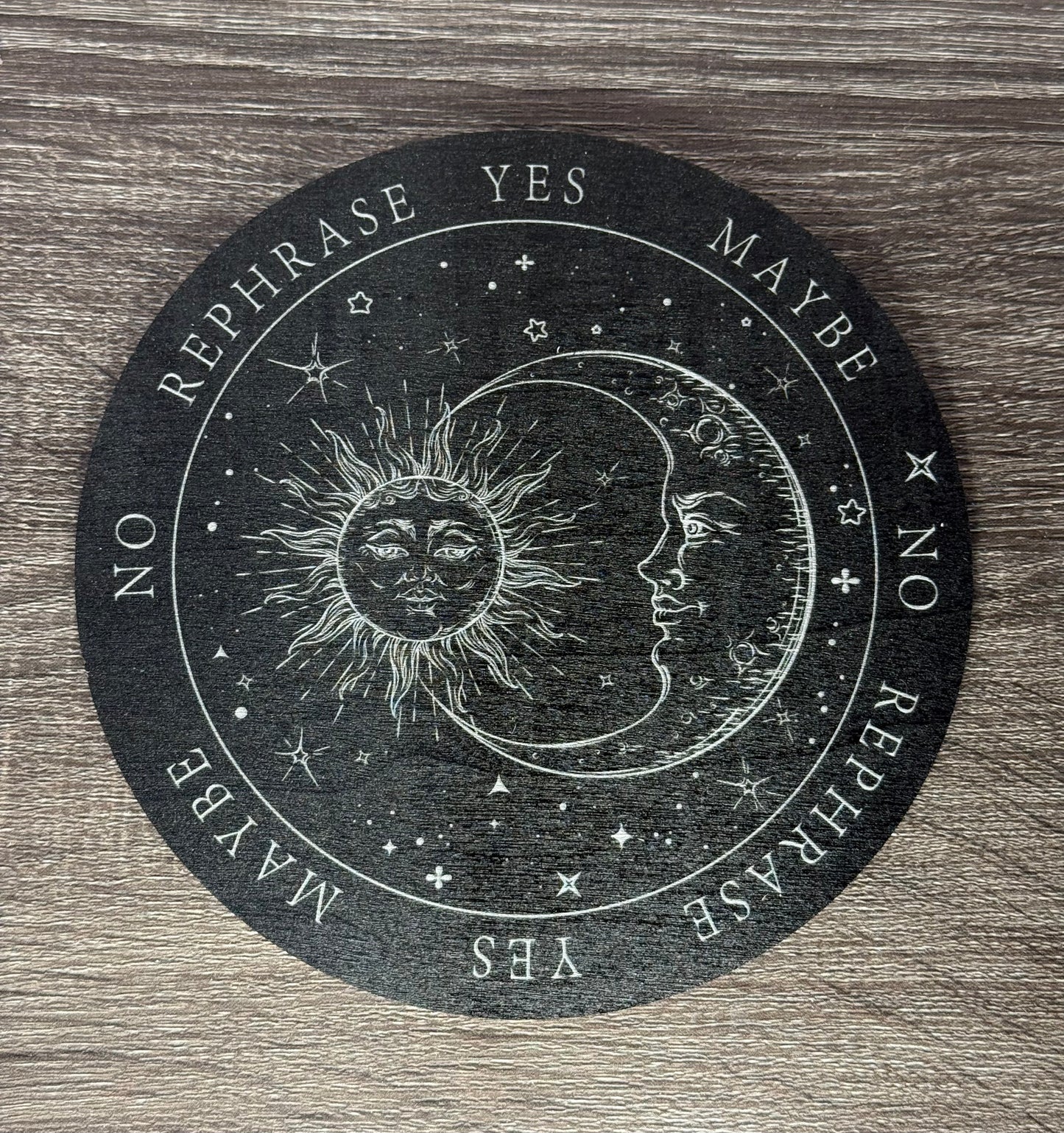 Pendulum Board -  Moon and Sun - double sided