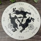 Pendulum Board - Rabbits, Moon and Dandelion - double sided