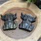 Highland Cow Carvings - Gold Sheen Obsidian