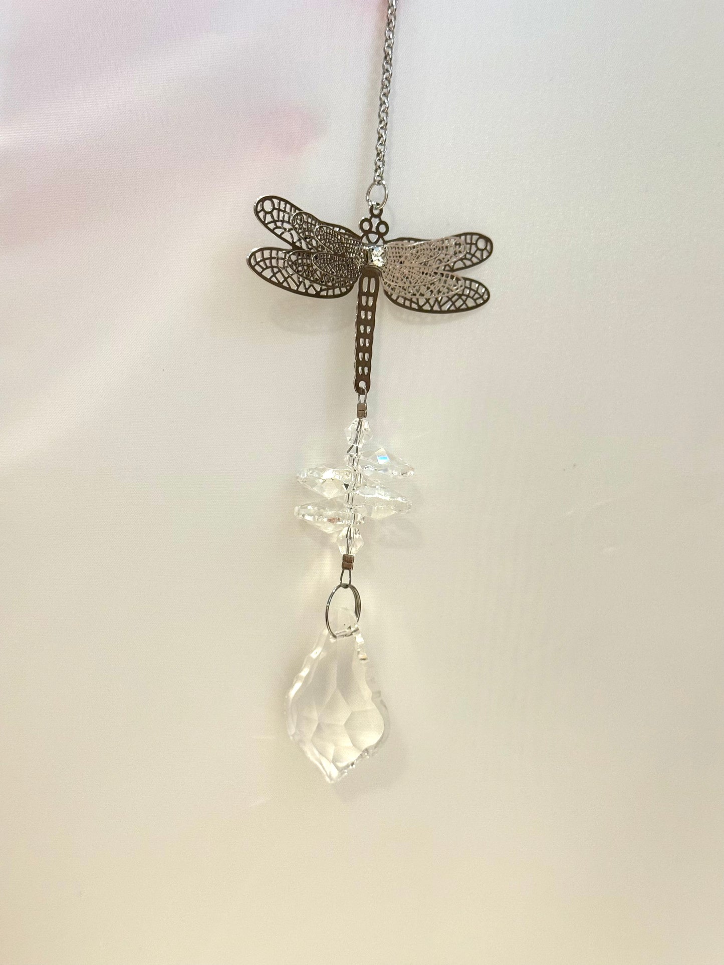 Silver Sun Catcher - Dragonfly