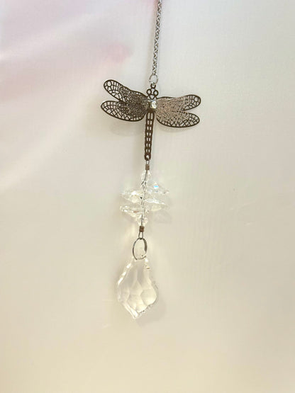 Silver Sun Catcher - Dragonfly