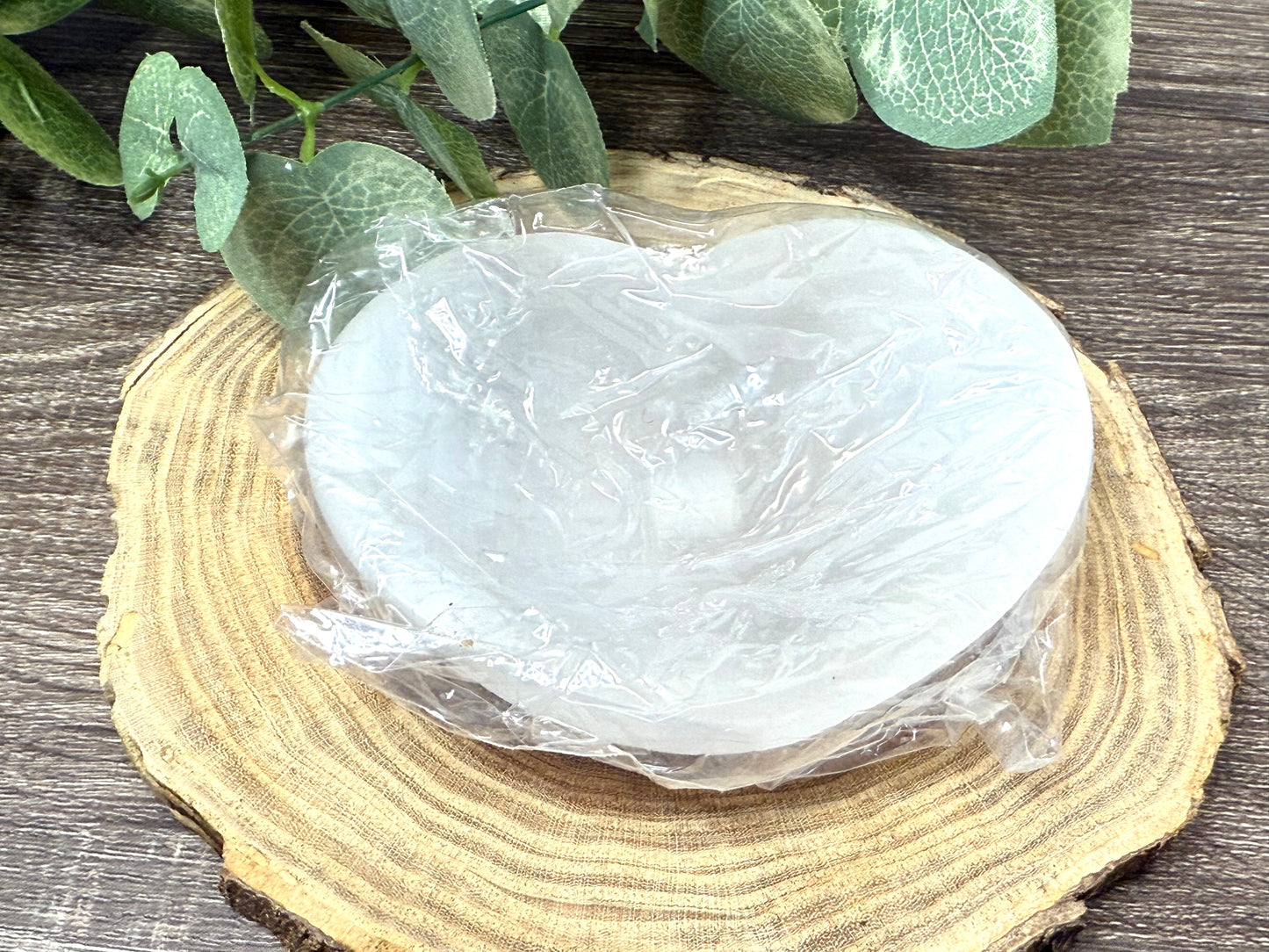 Selenite Bowls Heart Shape