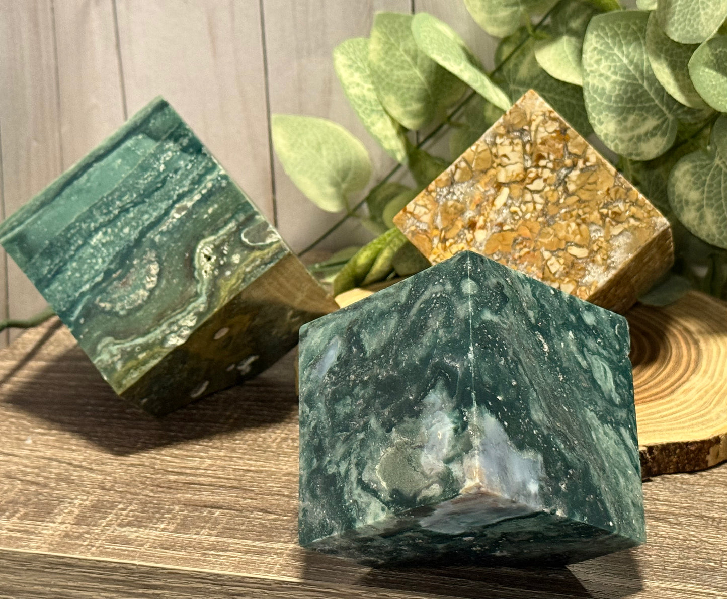 Ocean Jasper Squares/ Cubes